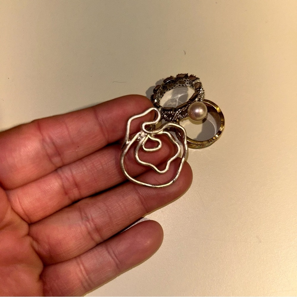 Sterling silver ring bundle